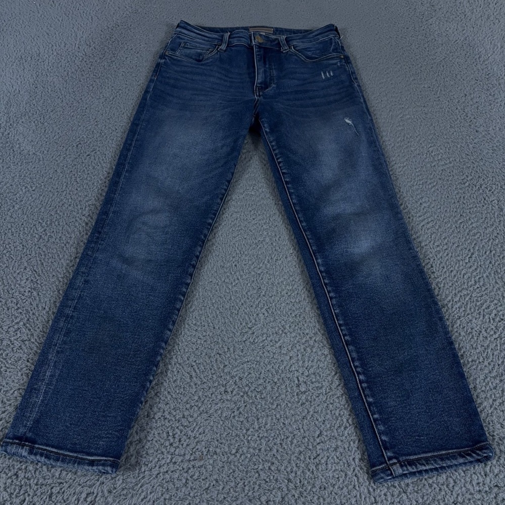 Kut From The Kloth Jeans Womens 4 Blue Catherine High Rise Ankle Straight Leg
